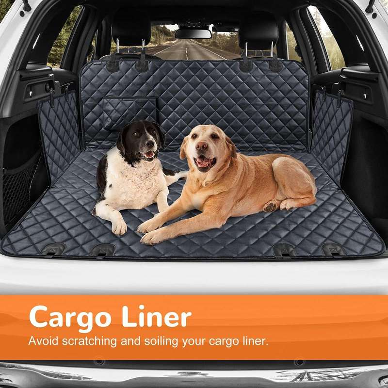 Dog Car Seat Cover Dog Hammock For Car Back Seats With Side Protection