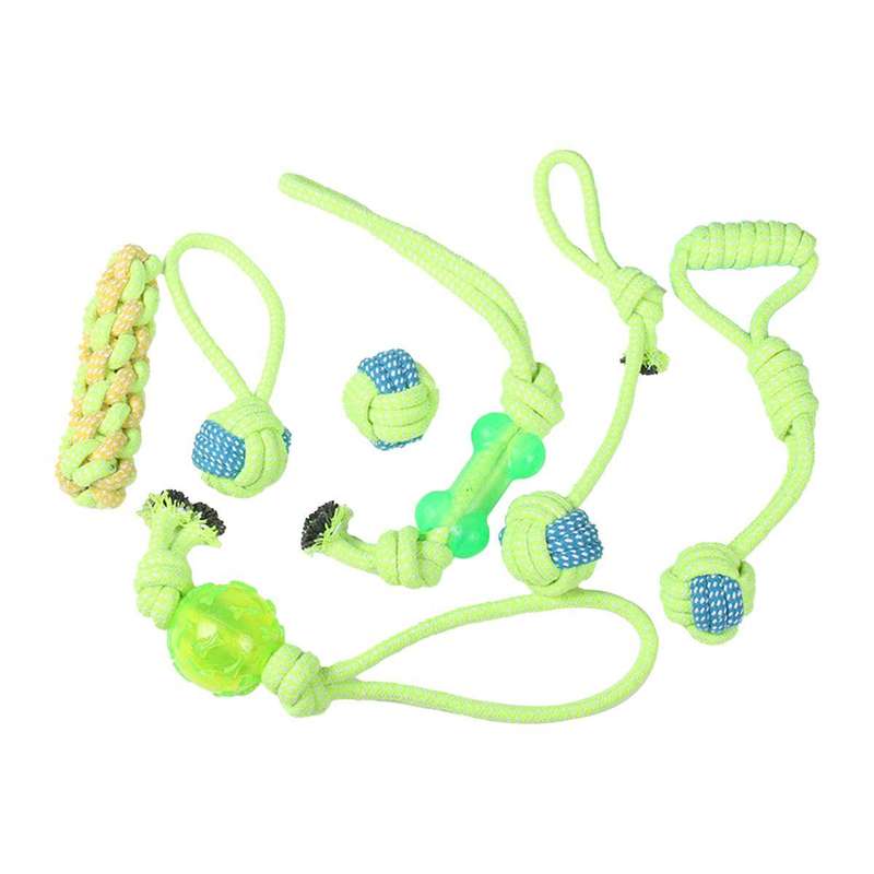 7 Pack Dog Rope Toy Dog Chewing Molars Chewing Rope Toy