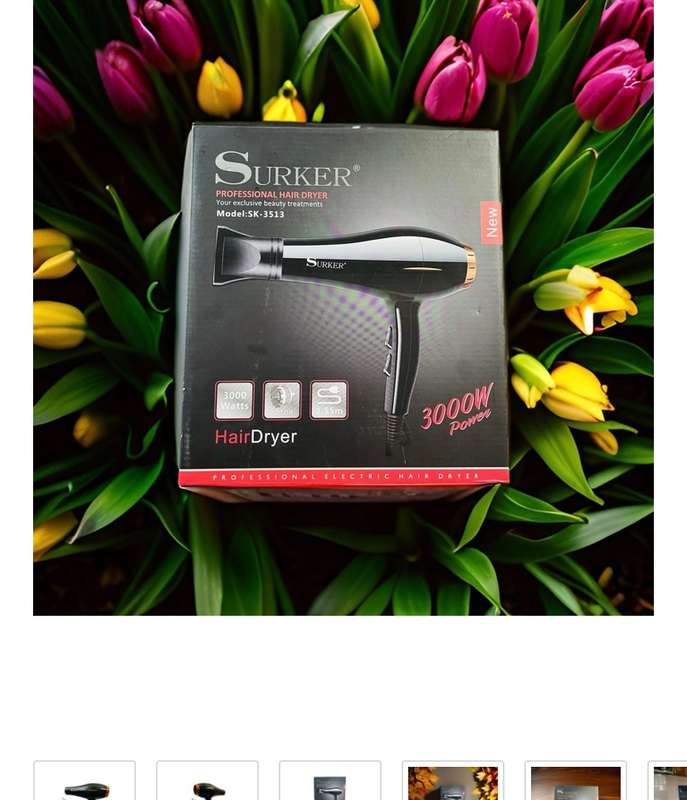 Surker Professional Hair Dryer 3000Watts Good Quality By (G-C)