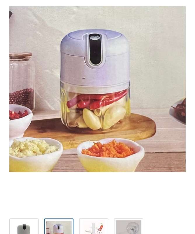 Wireless Electric Garlic Grinder slicer