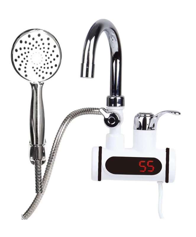 Electric Heated Tap and Shower - Electric Instant - LCD Digital