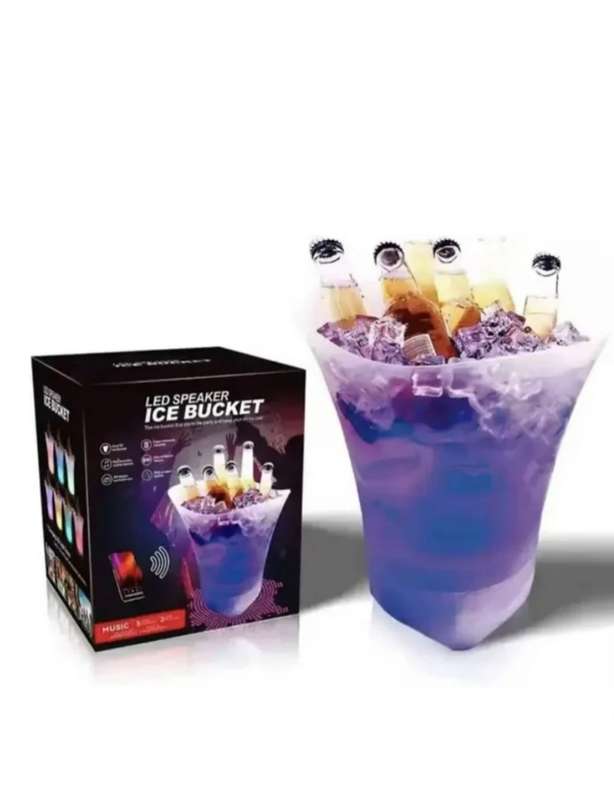 5L Ice Bucket Wireless Bluetooth Multicolor LED Rechargeable Party Speaker