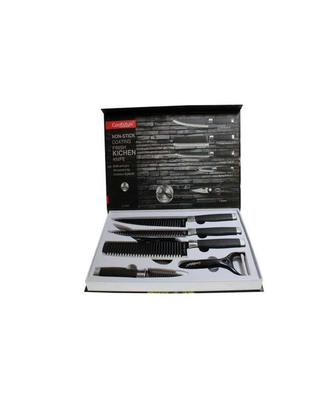 6 Piece Coating Kitchen Knife Set