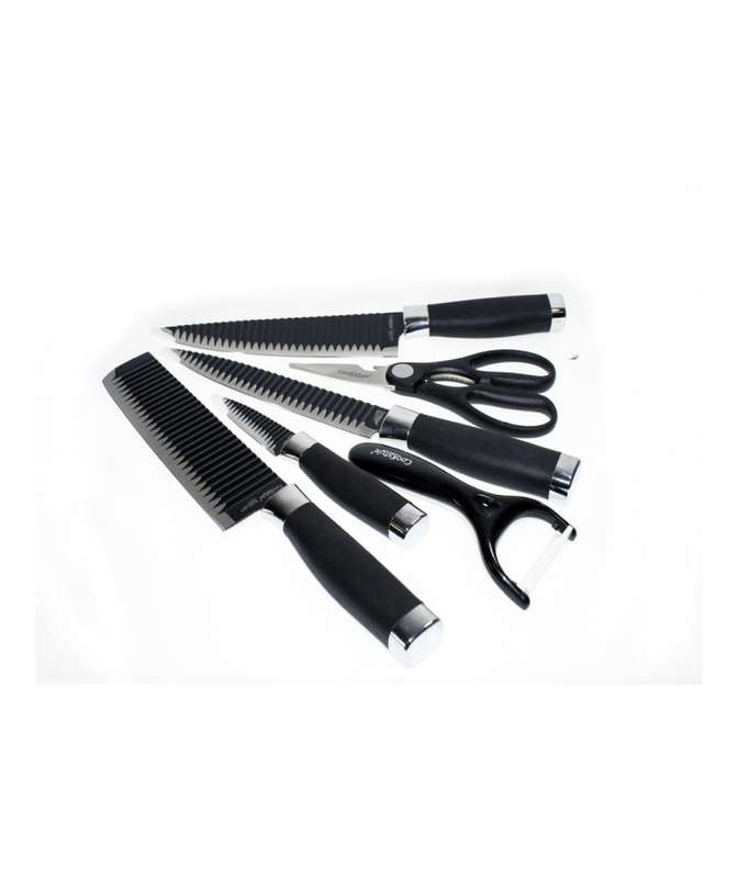 6 Piece Coating Kitchen Knife Set