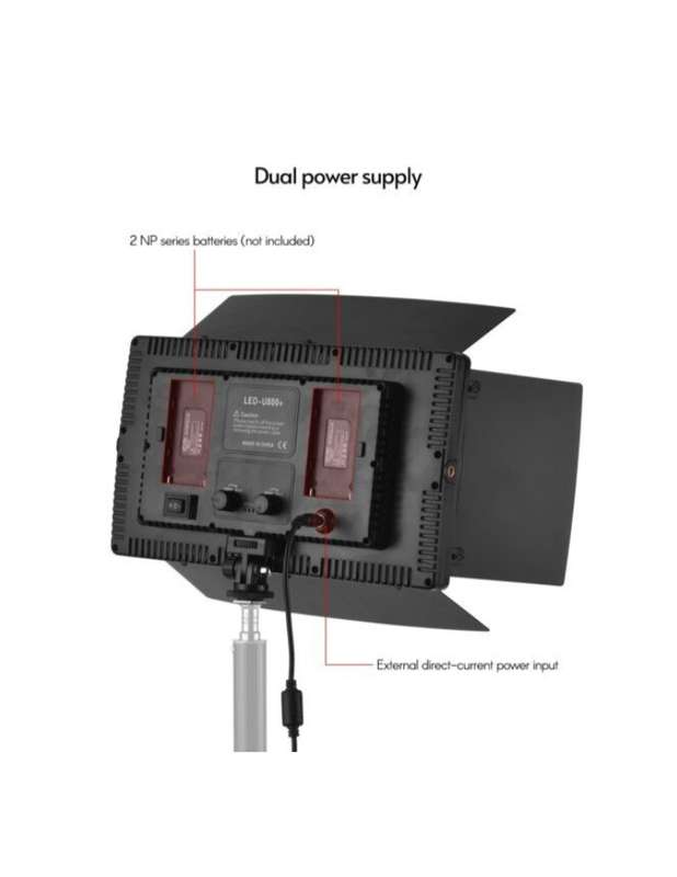 800 Professional Photo And Video LED Light Kit