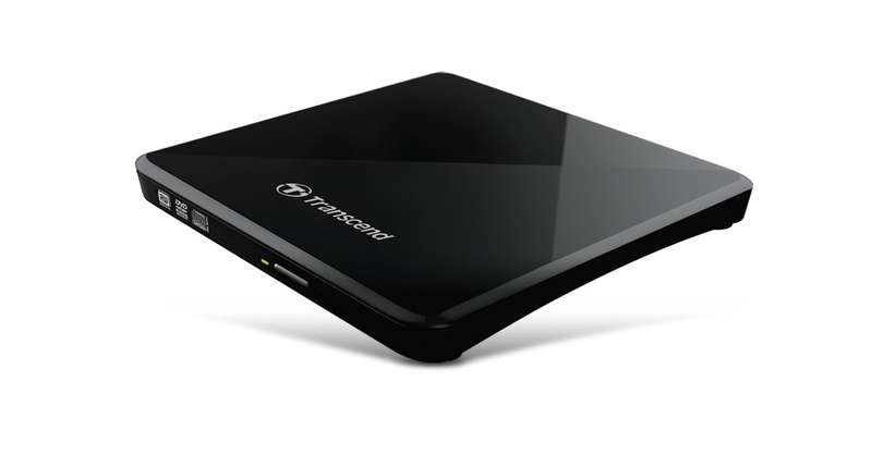 Transcend Slim Portable DVD Writer Black