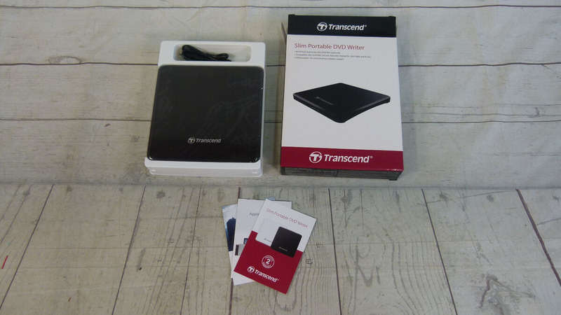 Transcend Slim Portable DVD Writer Black