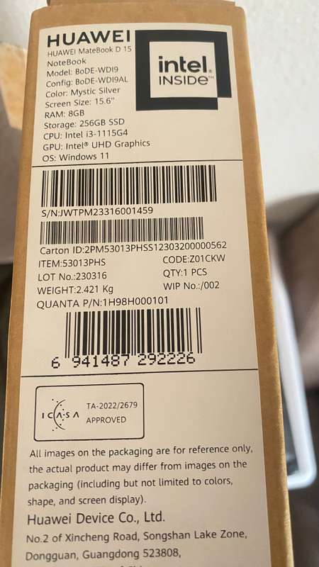 Huawei MateBook D 15