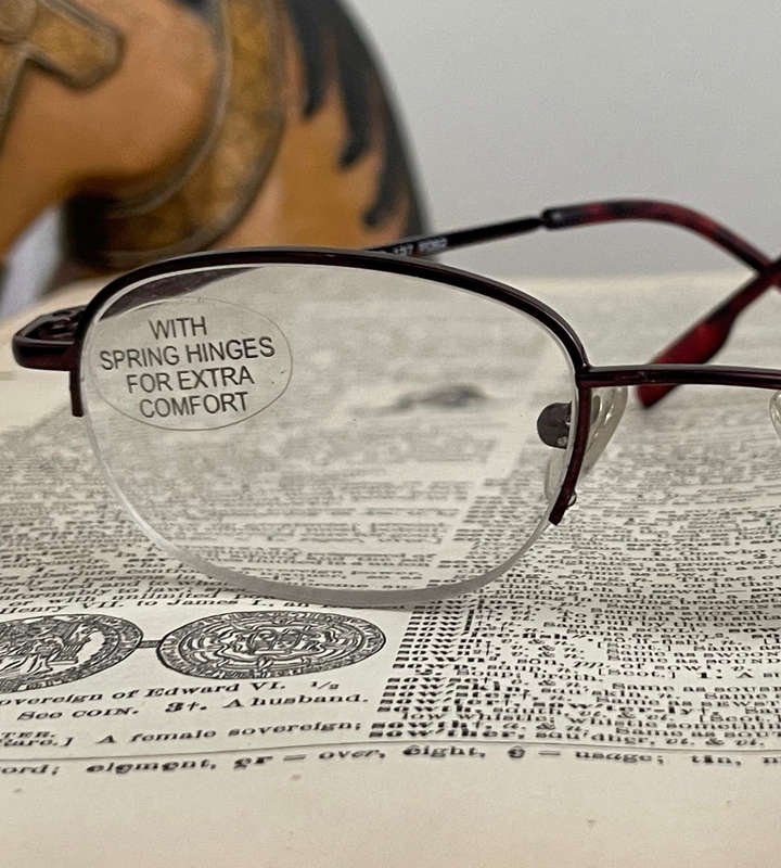 Foster Grant +3.50 Reading Glasses  50-19-137, PD62 with Spring Hinges & Readilite Aspheric Lenses