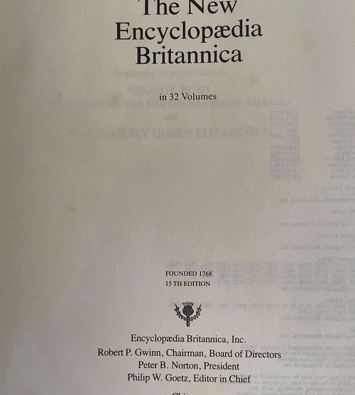 Encyclopedia Britannica 15th Edition (1970s) | 32-Volume Set  40 Books Total | Classic Reference