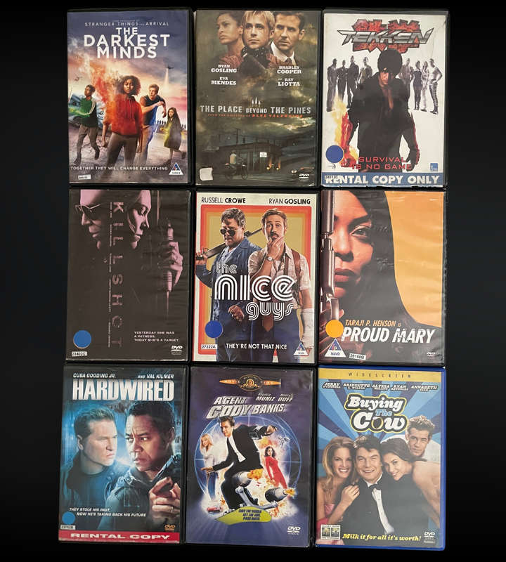 Reduced to Clear - 90+ Mixed DVDs Thriller, Comedy, Action, Drama & Romance! Bargain Lot Used