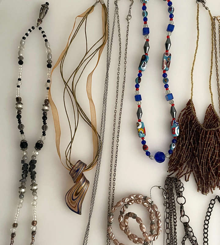 Bulk Lot of 30+ Vintage Costume Jewellery Necklaces - Mixed Styles