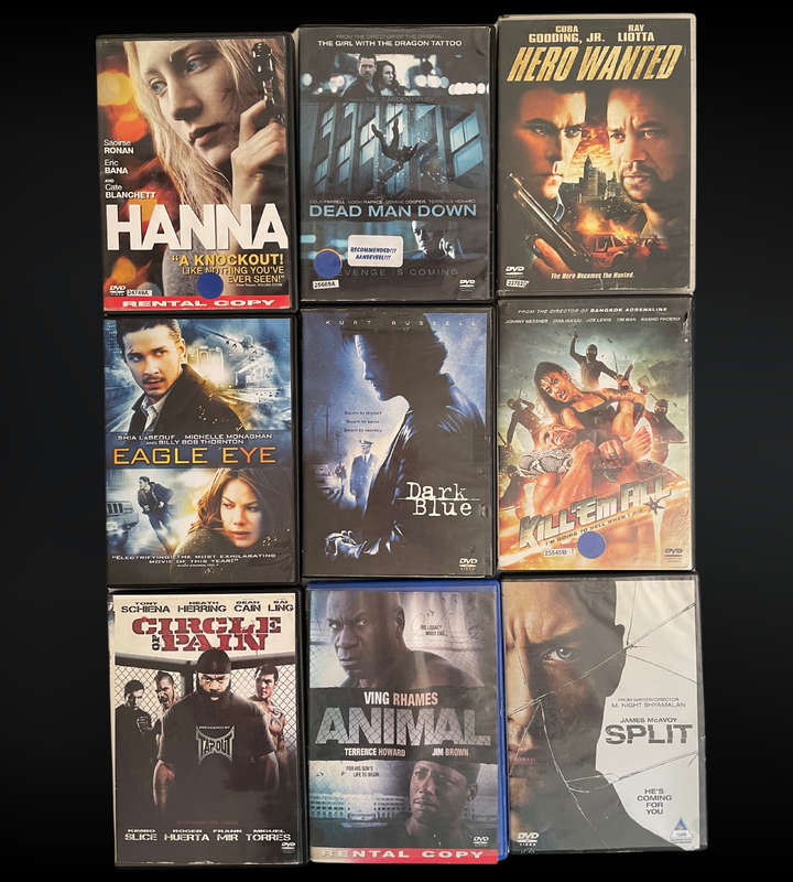 Reduced to clear - 90+ Mixed DVDs  Horror, Thriller, Comedy, Action, Drama & Romance!