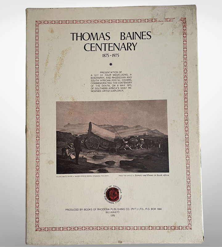 Thomas Baines Centenary (18751975) Limited Edition Collectible Set  4 Sterling Silver Medallions