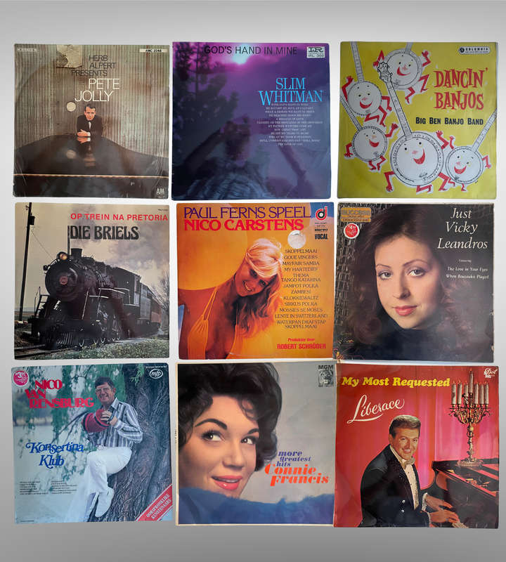Bargain Huge Lot of 138 LPs / Vinyl's | Jack and Jill Live, Jody Fan, Min Shaw, Russ Conway & More