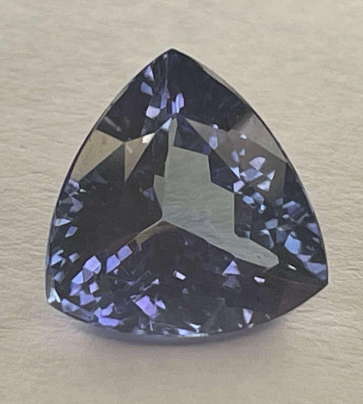Bargain Trillion Cut 2.78ct Natural Tanzanite - GISA Certified- Huge Reduction in Price