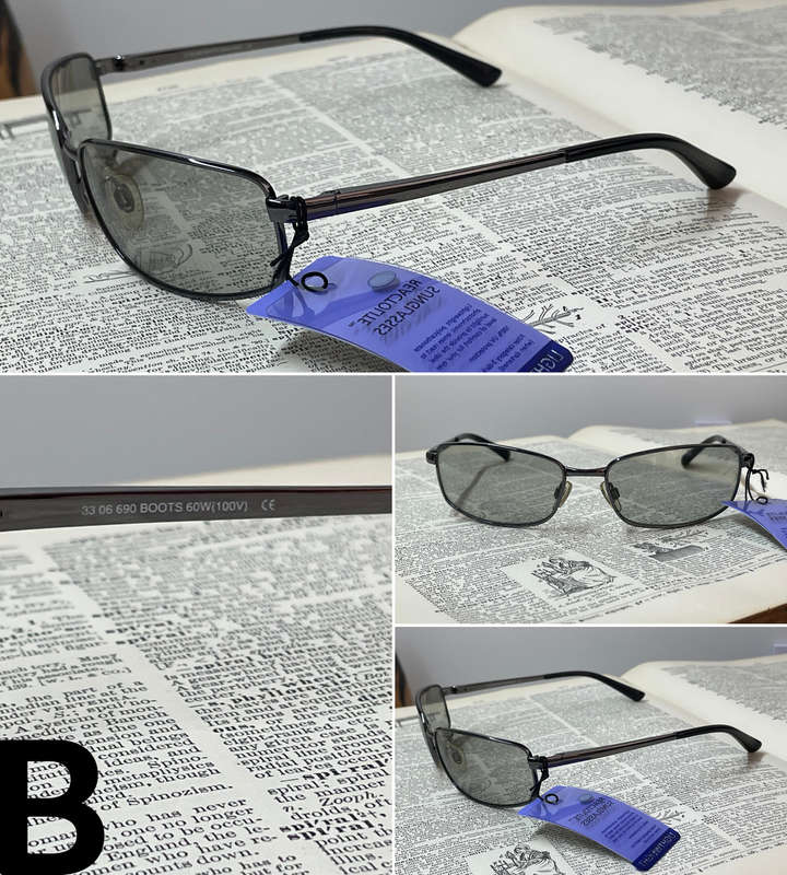 Sight Station Harper Brown +1.00 Super Lightweight Reading Glasses with 1x Bonus Boots Reactolite Su