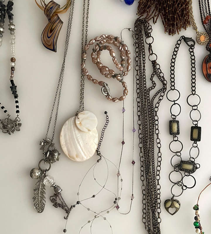 Bulk Lot of 30+ Vintage Costume Jewellery Necklaces - Mixed Styles