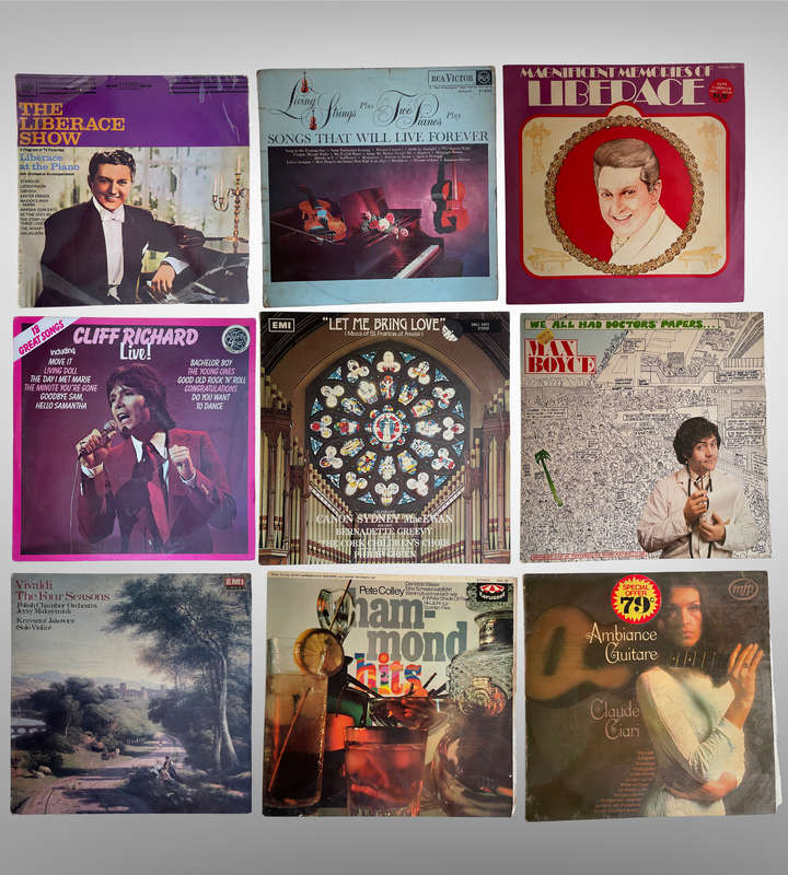 Bargain Huge Lot of 138 LPs / Vinyl's | Jack and Jill Live, Jody Fan, Min Shaw, Russ Conway & More