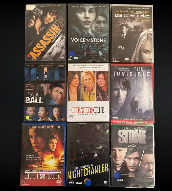 Reduced to clear - 90+ Mixed DVDs  Horror, Thriller, Comedy, Action & Drama! Bargain Lot  Used
