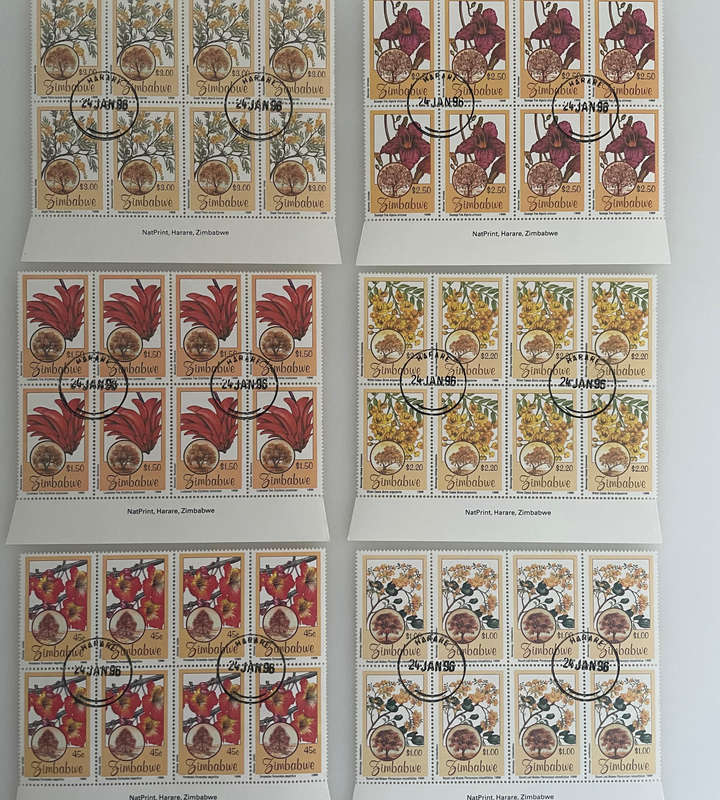 19951996 Zimbabwe Stamp Collection  Flora, Landscapes, Dams & Industry  328+ MNH Stamps