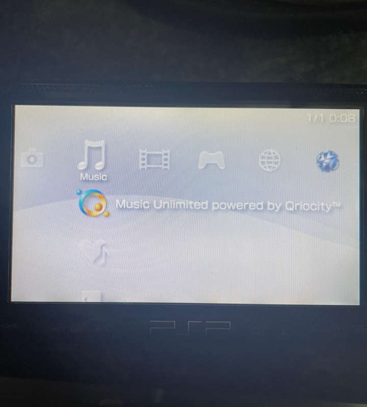 Sony PSP-1004 Portable Console | No Battery | Includes Charger, Sleeve & 8GB Memory Stick | Sold As