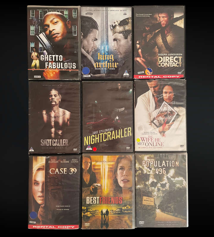 Reduced to clear - 90+ Mixed DVDs  Horror, Thriller, Comedy, Action, Drama & Romance!
