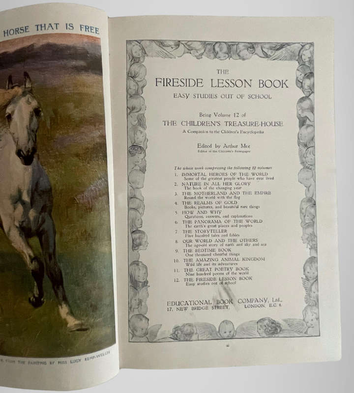 Arthur Mee  The Childrens Treasure House  Antique Illustrated Books  10 of 12 Volumes  1900's