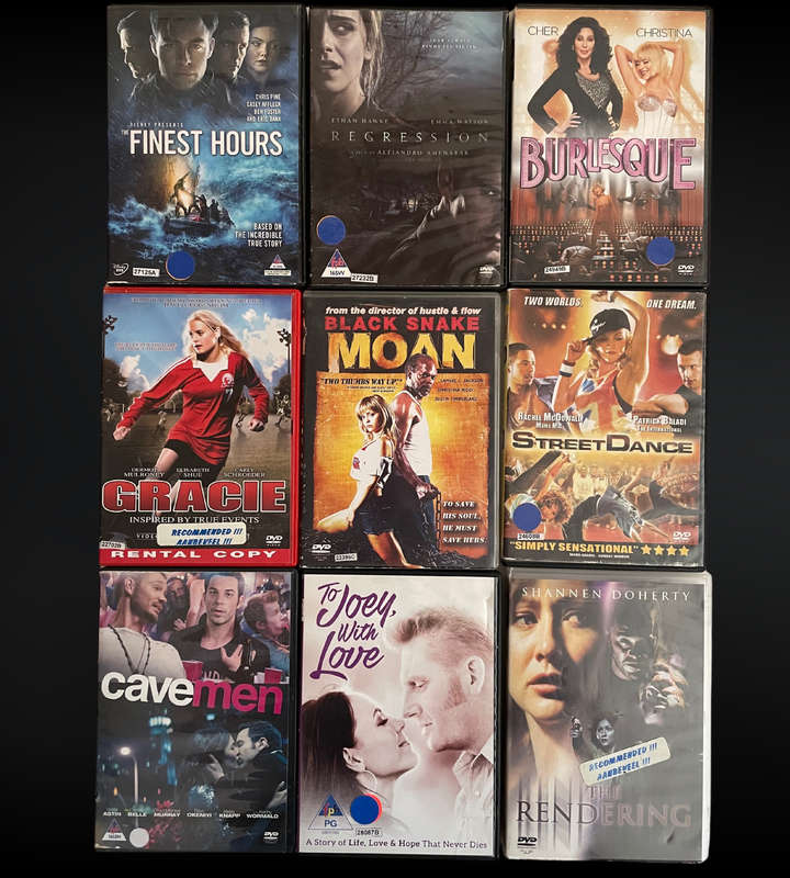 90+ Mixed DVDs
