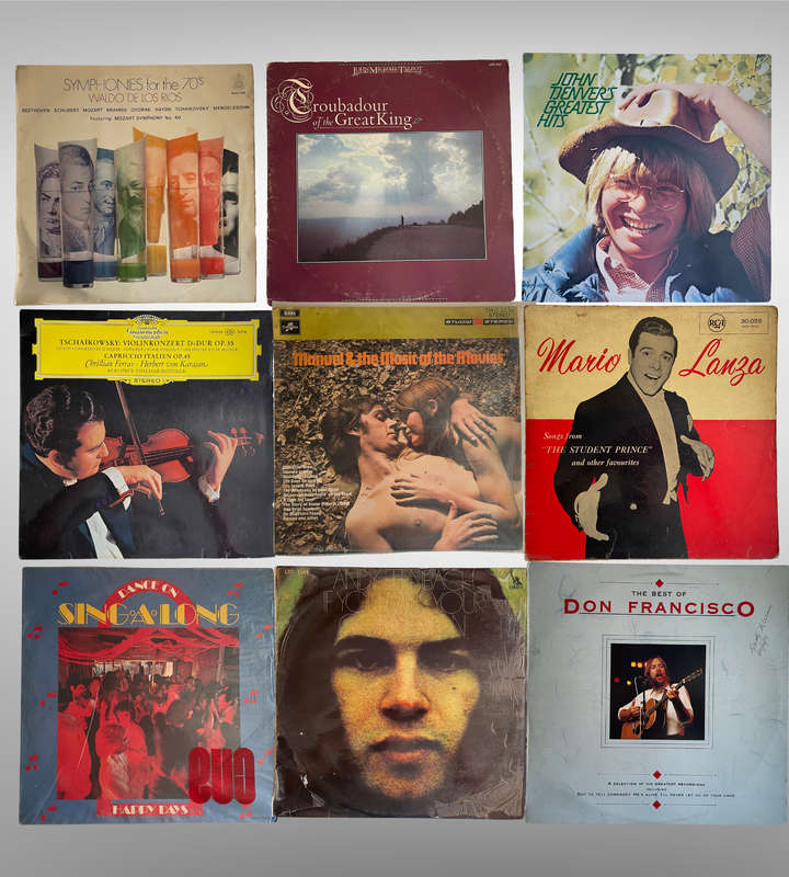 Bargain Huge Lot of 138 LPs / Vinyl's | Jack and Jill Live, Jody Fan, Min Shaw, Russ Conway & More