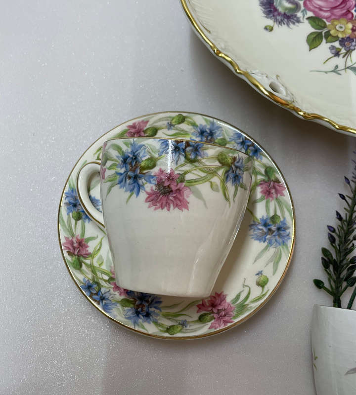 10-Piece Floral Cottage Chic Collection | Royal Worcester, Royal Doulton, Rosenthal, Staffordshire |
