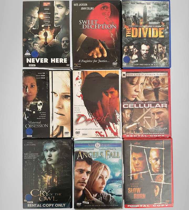 130+ Mixed Genre DVD Lot  Romance, Thriller, Comedy, Family, Drama, Horror & Action  Bargain Bundl