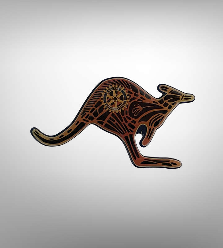 Rotary International 8-Piece Collection | Brooches, Pins, and Pendant | Gold Vermeil, Faux Diamond