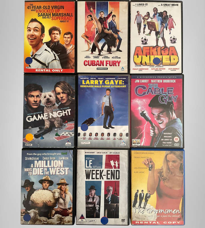 Comedy DVD Bundle | 90+ Movies | Bargain Lot | Used | Movie Night Collection
