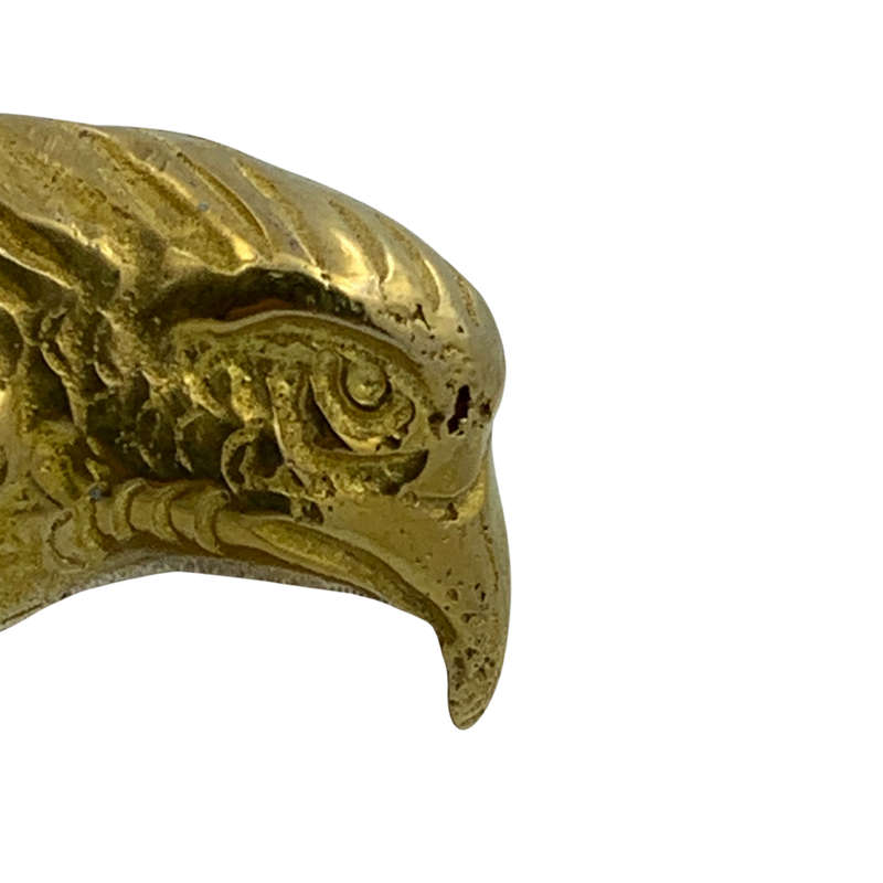Vintage Brass Flying Eagle Sculpture  Feng Shui and Vastu Décor