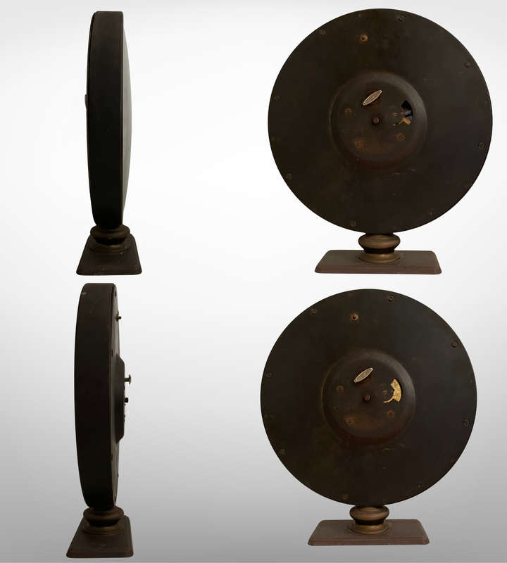 Lot of 3  Clocks  British 10-Day Striking Mantel Clock, Hermle Art Deco Mantel Clock, Hermle Art De