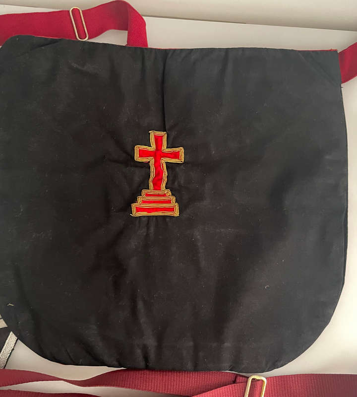 Rare Set of 4 Vintage Masonic Regalia  Rose Croix 30th Degree  Aprons & Sashes