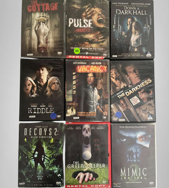 100+ Mixed Genre DVD Lot  Romance, Thriller, Comedy, Family, Horror & Action  Bargain Bundle