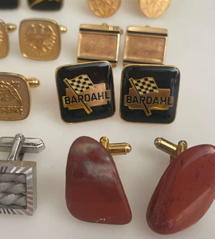 Vintage Cufflink & Tie Clip Collection  Mixed Lot | Stratton, Swank, Crown Jewelry