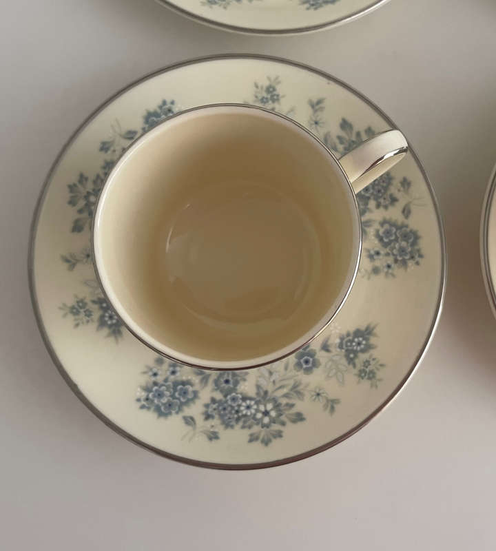 Vintage 27-Piece Michelle by Royal Doulton H 5078 - Romance Collection - Discontinued Blue & White
