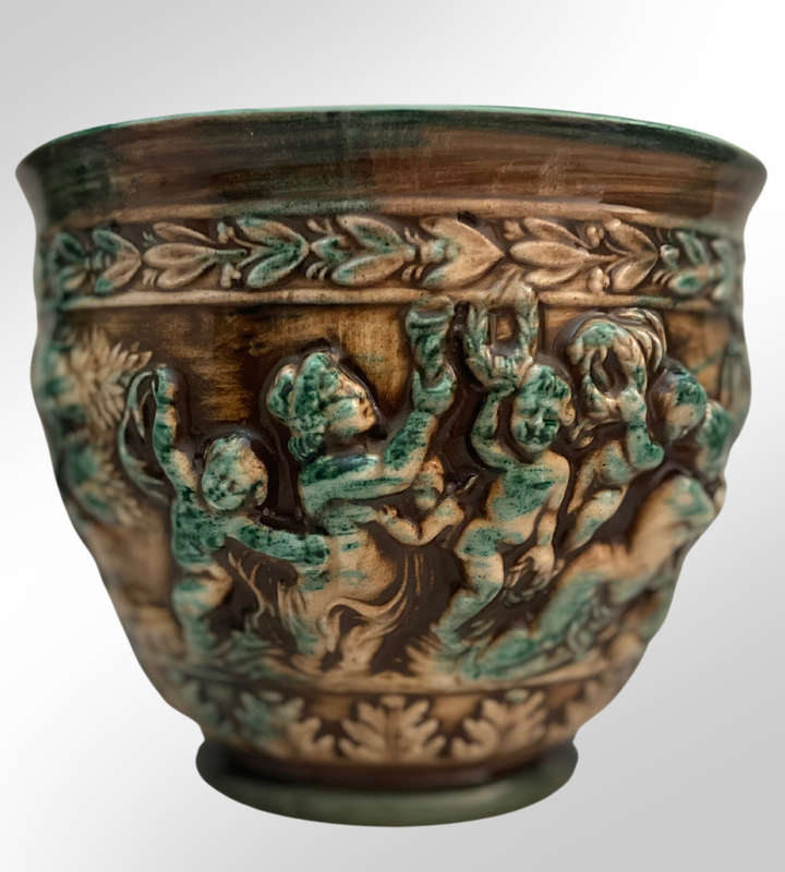 Rare Vintage Capodimonte Vase and Planter Set - Large