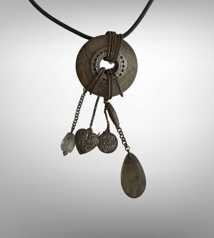 Miglio Designer Leather Necklace Lot  Set of 7