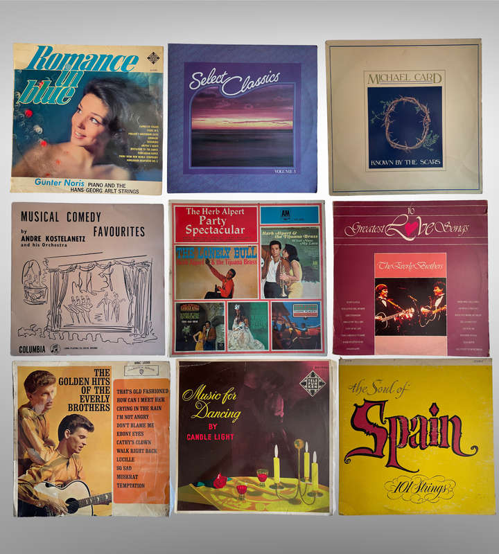 Bargain Huge Lot of 138 LPs / Vinyl's | Jack and Jill Live, Jody Fan, Min Shaw, Russ Conway & More