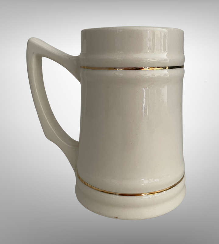 Los Angeles Rams Ceramic Beer Stein  NFL Collectible Mug  Vintage Style  Made in China  Excellen
