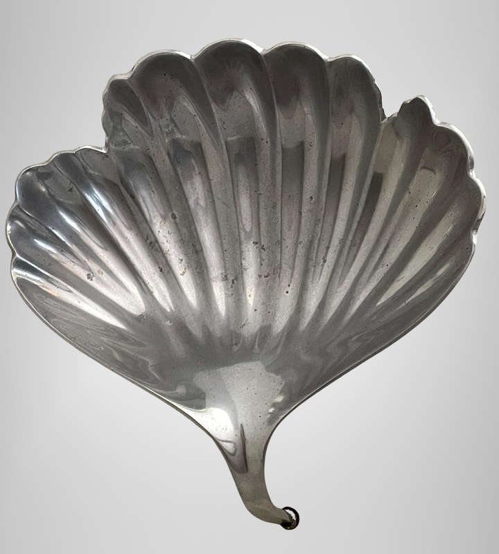 Large 36cm Pewter Shell Fruit Bowl  Kaleidoscope Designs  Statement Centrepiece