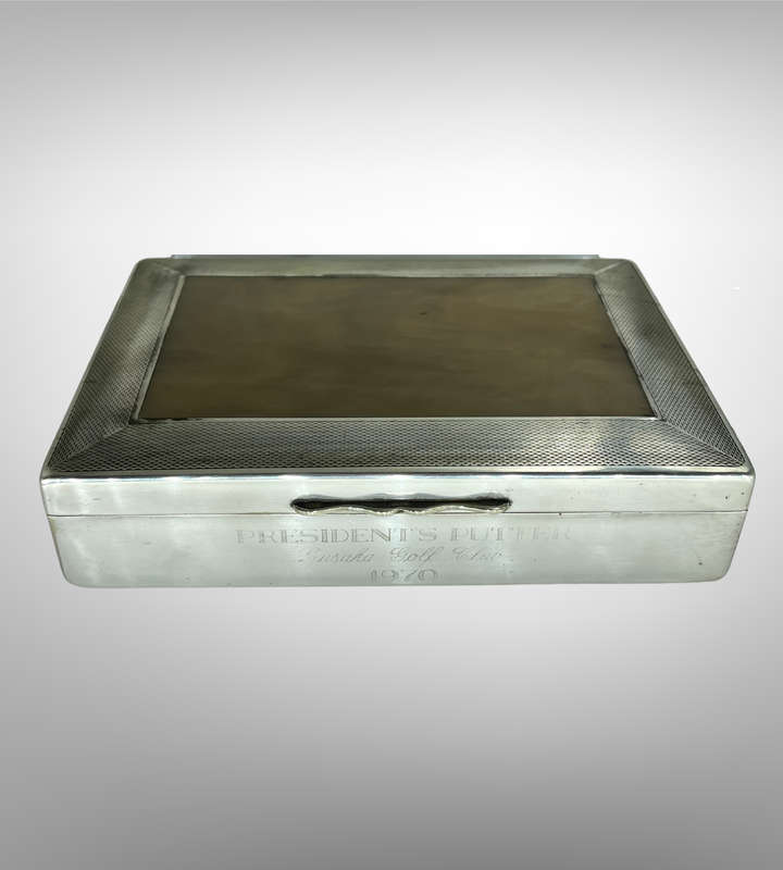 1970 Presidents Putter Lusaka Golf Club Commemorative Box  Aristocrat Jewelry box