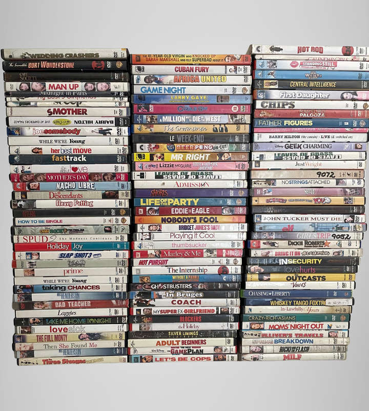 Comedy DVD Bundle | 90+ Movies | Bargain Lot | Used | Movie Night Collection