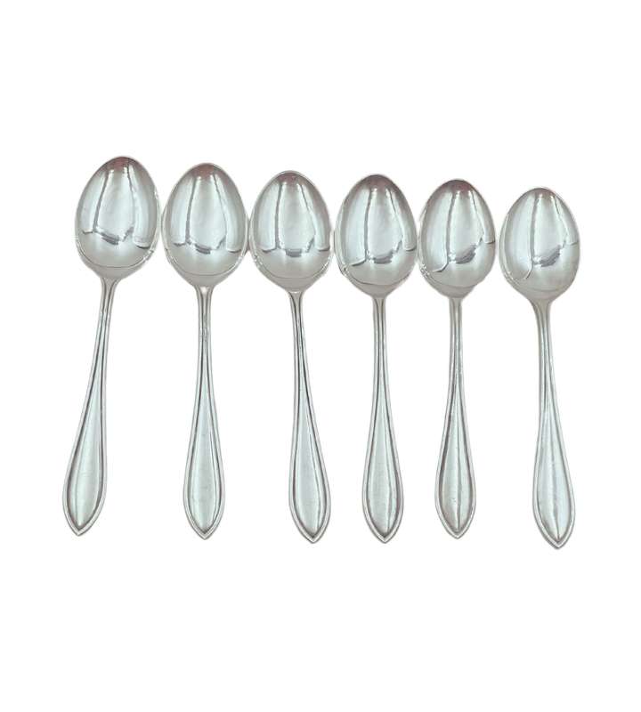 Set of 6 Viners EPNS A1 Sheffield England Teaspoons (12.5 cm x 28 mm)
