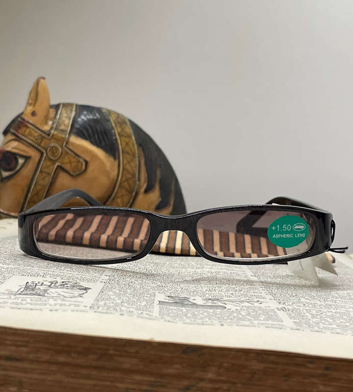 Sight Station Pinstripe S.R. 8501-4044 +1.50 Reading Glasses, PD62mm + FREE Sunglasses