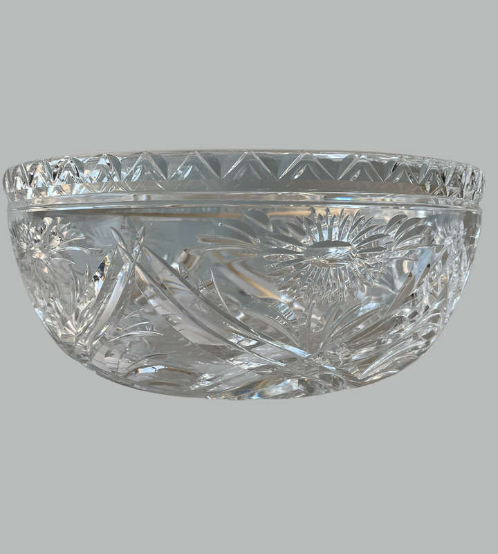 Vintage Stuart Crystal Serving Bowl  20.5cm Diameter, 9cm High, Superb Condition
